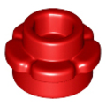 Lego Used - Plate Round 1 x 1 with Flower Edge (5 Petals)~ [Red]