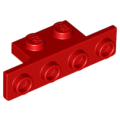 Lego NEW - Bracket 1 x 2 - 1 x 4 with Two Rounded Corners at the Bottom~ [Red]