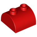Lego NEW - Slope Curved 2 x 2 Double with 2 Hollow Studs~ [Red]