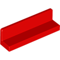 Lego Used - Panel 1 x 4 x 1~ [Red]