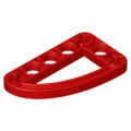 Lego Used - Technic Liftarm Modified L-Shape Quarter Ellipse Thin 3 x 5~ [Red]