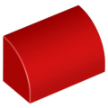 Lego NEW - Slope Curved 1 x 2~ [Red]