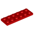 Lego NEW - Plate 2 x 6~ [Red]