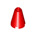 Lego NEW - Cone 2 x 2 x 2 - Open Stud~ [Red]