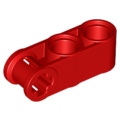 Lego NEW - Technic Axle and Pin Connector Perpendicular 3L with 2 Pin Holes~ [Red]