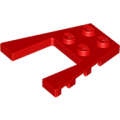 Lego NEW - Wedge Plate 4 x 4~ [Red]