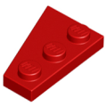 Lego NEW - Wedge Plate 3 x 2 Right~ [Red]