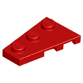 Lego NEW - Wedge Plate 3 x 2 Left~ [Red]