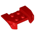 Lego NEW - Vehicle Mudguard 2 x 4 with Headlights Overhang~ [Red]