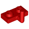 Lego NEW - Plate Modified 1 x 2 with Bar Arm Up (Horizontal Arm 5mm)~ [Red]