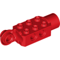 Lego Used - Technic Brick Modified 2 x 3 with Pin Holes Rotation Joint Ball Half Vertical an~ [Red]