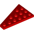Lego NEW - Wedge Plate 6 x 4 Right~ [Red]