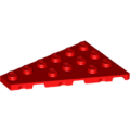 Lego NEW - Wedge Plate 6 x 4 Left~ [Red]