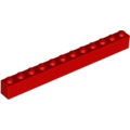 Lego Used - Brick 1 x 12~ [Red]