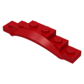Lego NEW - Vehicle Mudguard 1 1/2 x 6 x 1 with Arch~ [Red]