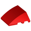 Lego NEW - Wedge 4 x 3 Triple Curved No Studs~ [Red]