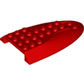 Lego Used - Aircraft Fuselage Aft Section Curved Top 6 x 10~ [Red]
