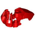 Lego Used - Hero Factory Foot with Axle~ [Red]