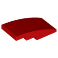 Lego NEW - Slope Curved 4 x 2~ [Red]