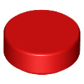 Lego NEW - Tile Round 1 x 1~ [Red]