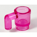 Lego Used - Minifigure Utensil Cup~ [Trans-Dark Pink]