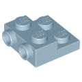 Lego NEW - Plate Modified 2 x 2 x 2/3 with 2 Studs on Side~ [Sand Blue]
