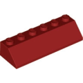 Lego NEW - Slope 45 2 x 6~ [Dark Red]
