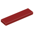 Lego Used - Tile 1 x 4~ [Dark Red]