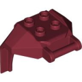 Lego NEW - Large Figure Armor Chest with 4 Studs and Bar Handle~ [Dark Red]