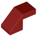 Lego NEW - Slope 45 2 x 1 with Cutout without Stud~ [Dark Red]