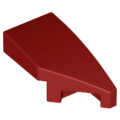 Lego NEW - Wedge 2 x 1 x 2/3 Right~ [Dark Red]