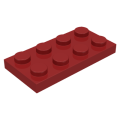 Lego NEW - Plate 2 x 4~ [Dark Red]