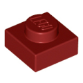 Lego NEW - Plate 1 x 1~ [Dark Red]