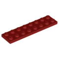 Lego NEW - Plate 2 x 8~ [Dark Red]