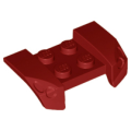 Lego NEW - Vehicle Mudguard 2 x 4 with Headlights Overhang~ [Dark Red]