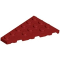 Lego NEW - Wedge Plate 6 x 4 Left~ [Dark Red]