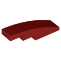 Lego NEW - Slope Curved 4 x 1~ [Dark Red]