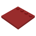 Lego NEW - Tile Modified 4 x 4 with Studs on Edge~ [Dark Red]