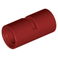 Lego Used - Technic Pin Connector Round 2L with Slot (Pin Joiner Round)~ [Dark Red]