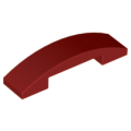 Lego NEW - Slope Curved 4 x 1 x 2/3 Double~ [Dark Red]