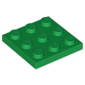 Lego NEW - Plate 3 x 3~ [Green]