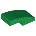 Lego NEW - Slope Curved 2 x 1 x 2/3~ [Green]
