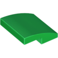 Lego NEW - Slope Curved 2 x 2 x 2/3~ [Green]