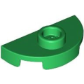 Lego NEW - Plate Round 1 x 2 Half with 1 Stud (Jumper)~ [Green]