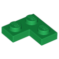 Lego NEW - Plate 2 x 2 Corner~ [Green]