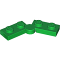 Lego Used - Hinge Plate 1 x 4 Swivel (2429 / 2430)~ [Green]