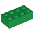 Lego Used - Brick 2 x 4~ [Green]