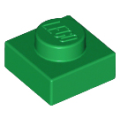 Lego NEW - Plate 1 x 1~ [Green]