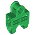 Lego Used - Technic Axle Connector 2 x 3 with Ball Joint Socket - Open Sides Angled Forks~ [Green]