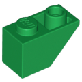 Lego Used - Slope Inverted 45 2 x 1~ [Green]